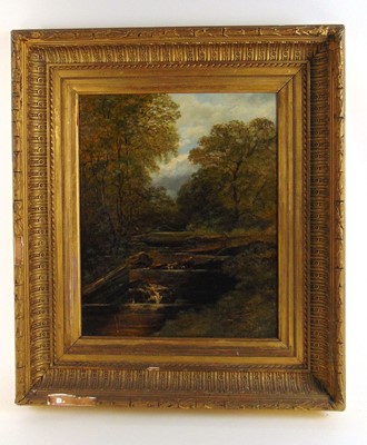 Lot 163 - 19th Century British School, A man fishing in...