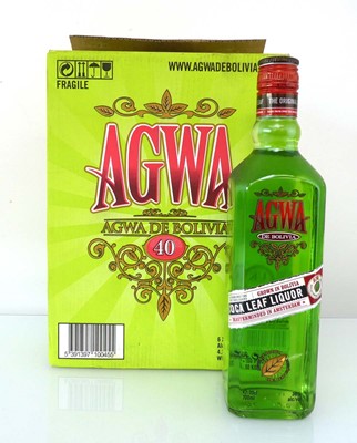 Lot 311 - A box of 6 bottles of AGWA De Bolivia Coco...