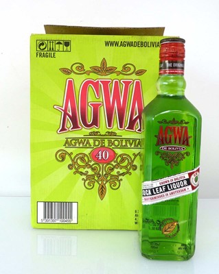 Lot 312 - A box of 6 bottles of AGWA De Bolivia Coco...
