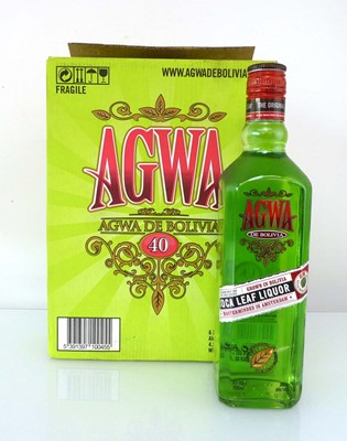 Lot 314 - A box of 6 bottles of AGWA De Bolivia Coco...