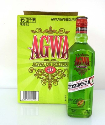 Lot 316 - A box of 6 bottles of AGWA De Bolivia Coco...