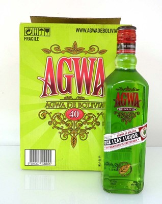 Lot 317 - A box of 6 bottles of AGWA De Bolivia Coco...