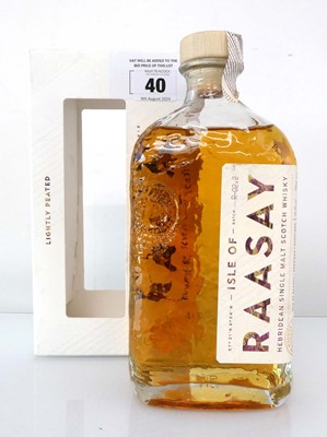 Lot 40 - A bottle of Isle of Raasay Lightly Peated...
