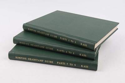 Lot 106 - 3 Vols: Rimfire Headstamp Guide Part 1 to 3:...