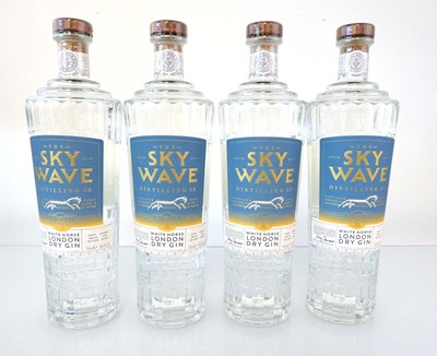 Lot 51 - 4 bottles of The Sky Wave White Horse London...