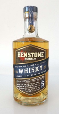 Lot 74 - A bottle of Henstone Distillery Five year old...