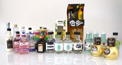 Lot 83 - Approx 39 assorted miniatures including Gin,...