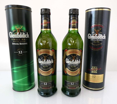 Lot 85 - 2 bottles of Glenfiddich 12 year old Special...