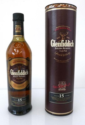Lot 86 - A bottle of Glenfiddich 15 year old Solera...