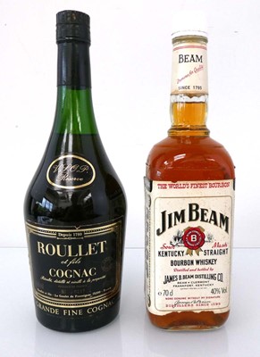 Lot 88 - 2 bottles, 1x Jim Beam Kentucky Straight...