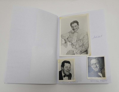 Lot 213 - Autograph book containing numerous signatures...