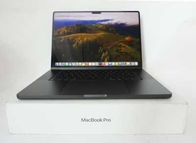 Lot 2001 - MacBook Pro 16" 2023 A2991 Space Black laptop...