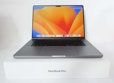 Lot 2003 - MacBook Pro 16" 2021 A2485 Space Grey laptop...