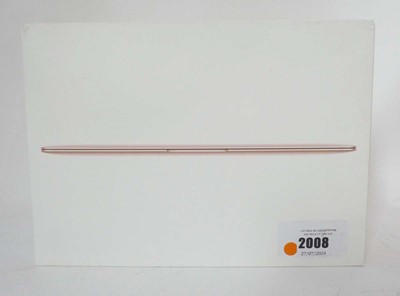 Lot 2008 - MacBook 12" 2017 A1534 Rose Gold laptop with...