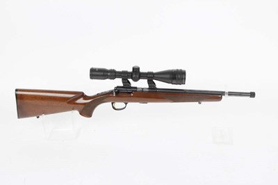 Lot 1714 - (S1) .22 Browning T-Bolt straight-pull rifle,...