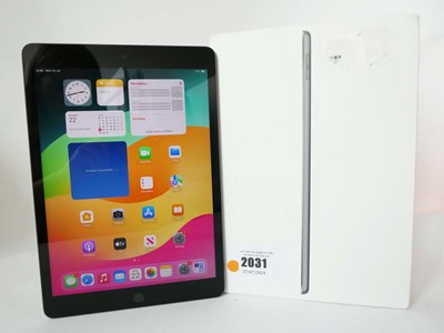 Lot 2031 - iPad 9th Gen 64GB A2602 Space Grey tablet with...