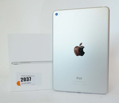 Lot 2037 - iPad Mini 4 128GB A1538 Silver tablet with box...