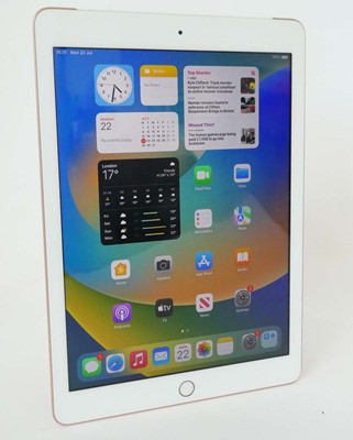 Lot 2047 - iPad 6th Gen 32GB WiFi/Cell A1954 Gold tablet