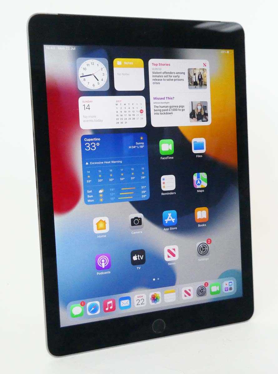 Lot 2049 - iPad Air 2 64GB A1567 Space Grey tablet