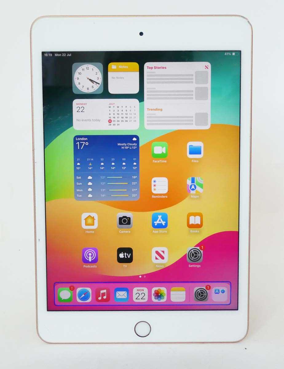 Lot 2050 - iPad Mini 5th Gen 64GB A2133 Gold tablet