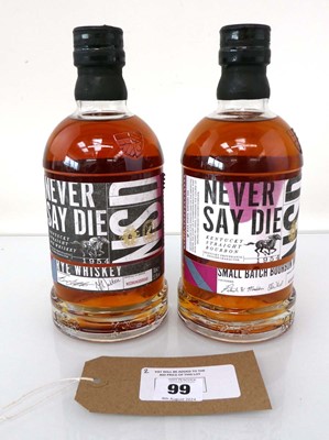 Lot 99 - 2 bottles of Never Say Die Kentucky Small...