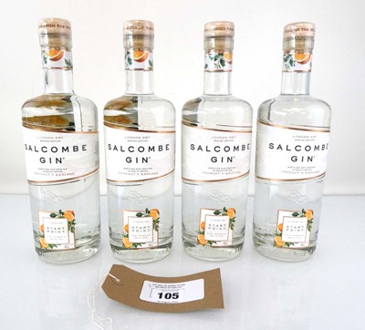 Lot 105 - 4 bottles of Salcombe London Dry Gin Start...