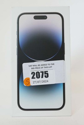 Lot 2075 - *Sealed* iPhone 14 Pro 128GB Space Black