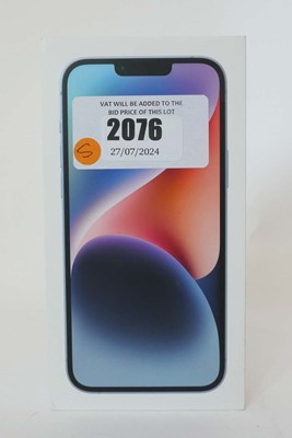 Lot 2076 - *Sealed* iPhone 14 Plus 128GB Blue