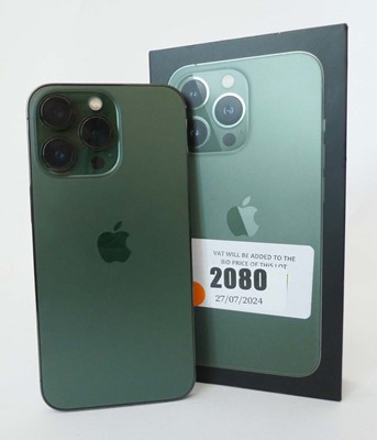 Lot 2080 - iPhone 13 Pro 128GB Alpine Green with box