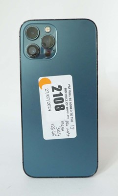 Lot 2108 - iPhone 12 Pro Max 128GB Pacific Blue