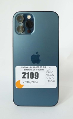 Lot 2109 - iPhone 12 Pro 128GB Pacific Blue