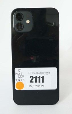Lot 2111 - iPhone 12 256GB Black
