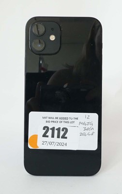 Lot 2112 - iPhone 12 256GB Black