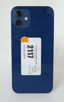 Lot 2117 - iPhone 12 128GB Blue