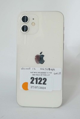 Lot 2122 - iPhone 12 64GB White