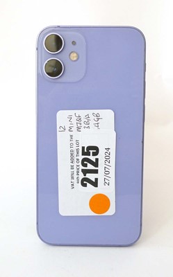 Lot 2125 - iPhone 12 Mini 64GB Blue