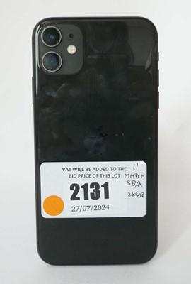 Lot 2131 - iPhone 11 128GB Black