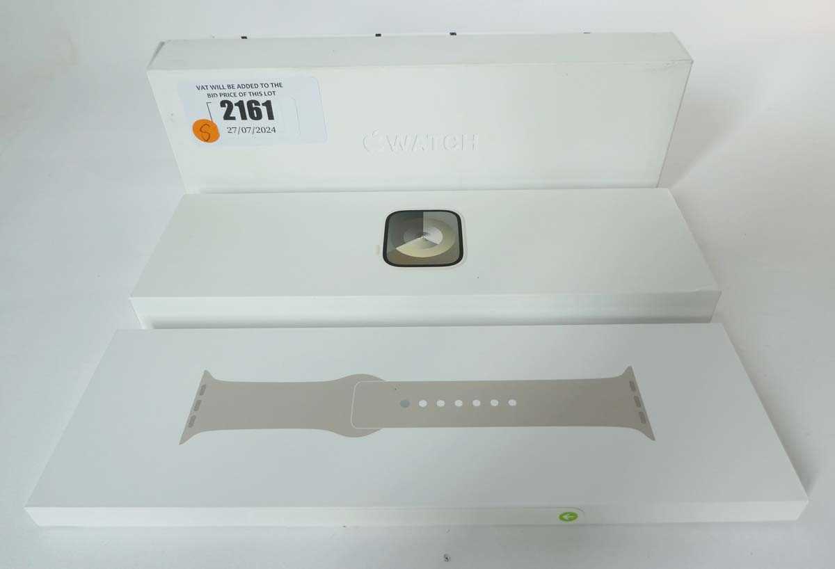 Lot 2161 - *Sealed* Apple Watch Series 9 41mm Starlight Alu