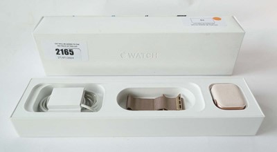 Lot 2165 - Apple Watch Series 4 40mm Gold Alu, boxed