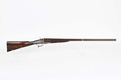 Lot 804 - (S2) 10 bore Single hammer gun by Welsby, 31½...