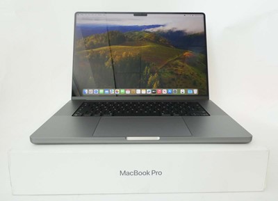 Lot 2245 - MacBook Pro 16" 2021 A2485 Space Grey laptop...