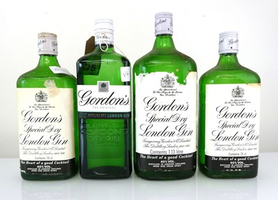 Lot 135 - 4 bottles of Gordon's Special Dry London Gin,...
