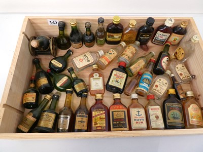 Lot 147 - A collection of old miniatures circa 1970's/80'...