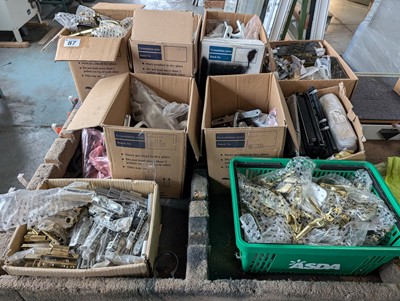 Lot 87 - Approx. 9 various boxes of door and window...