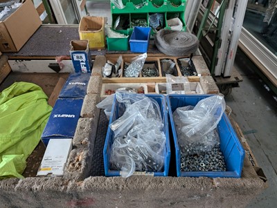 Lot 88 - Miscellaneous nuts, bolts, screws and other...