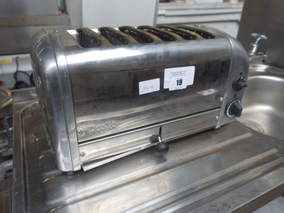 Lot 19 - Dualit 6 slice toaster