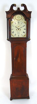 Lot 84 - An early 19th century longcase clock, the...