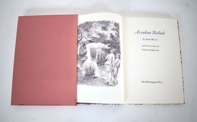 Lot 155 - The Whittington Press: 'Arcadian Ballads' by...