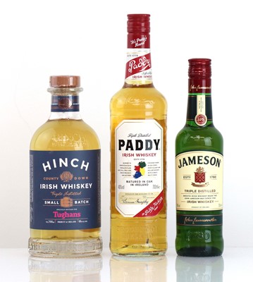 Lot 52 - 3 bottles, 1x Hinch County Down Small Batch...