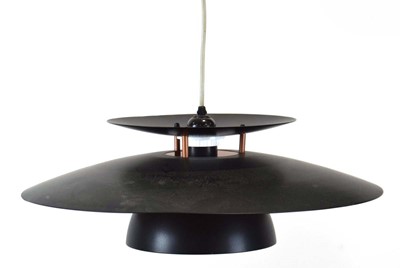 Lot 16 - A contemporary two-tier bronze and black...
